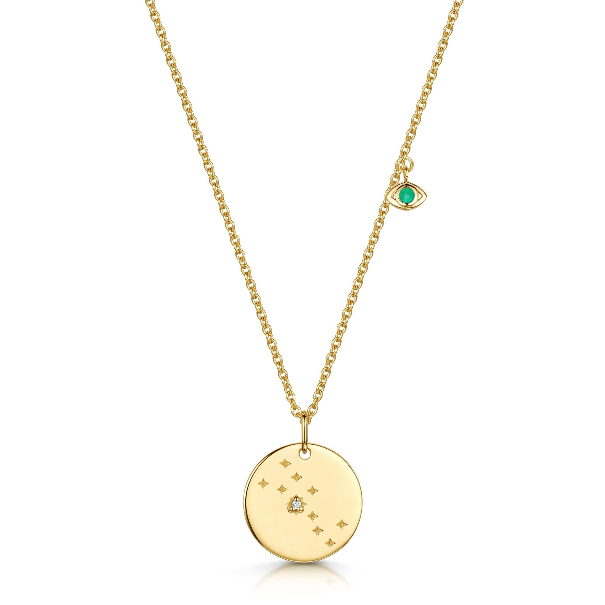 Fervor Montreal Necklace Taurus Double-Sided Zodiac & Constellation Necklace