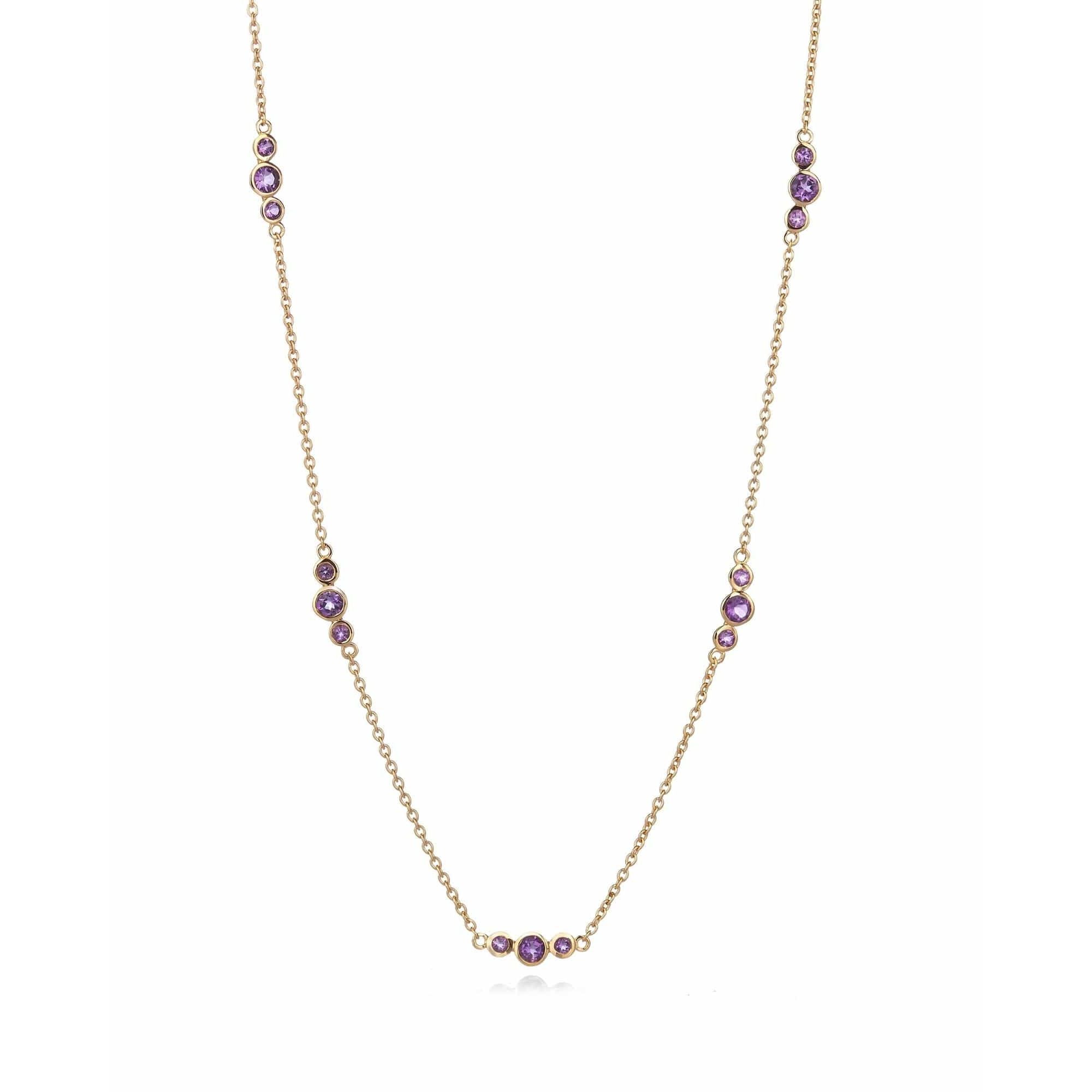 Fervor Montreal Pink Amethyst Bubbles Necklace