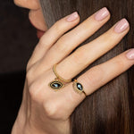 Fervor Montreal Rings Divine Eye- Lash Lucky Eye Ring
