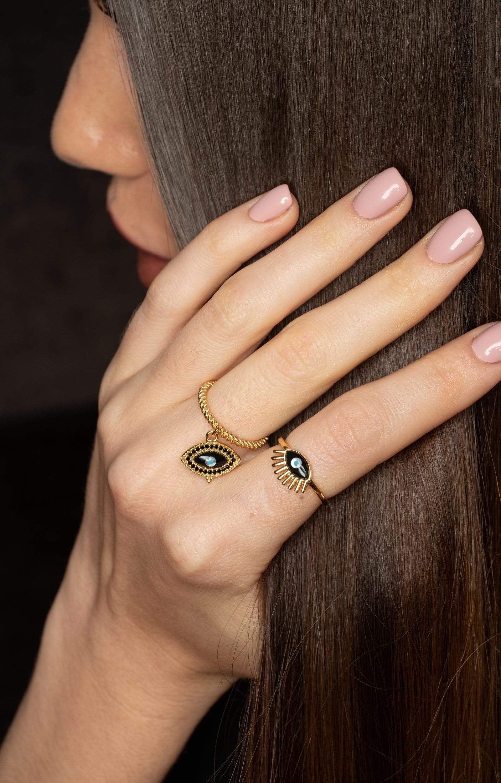 Fervor Montreal Rings Divine Eye- Lash Lucky Eye Ring