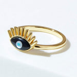 Fervor Montreal Rings Divine Eye- Lash Lucky Eye Ring