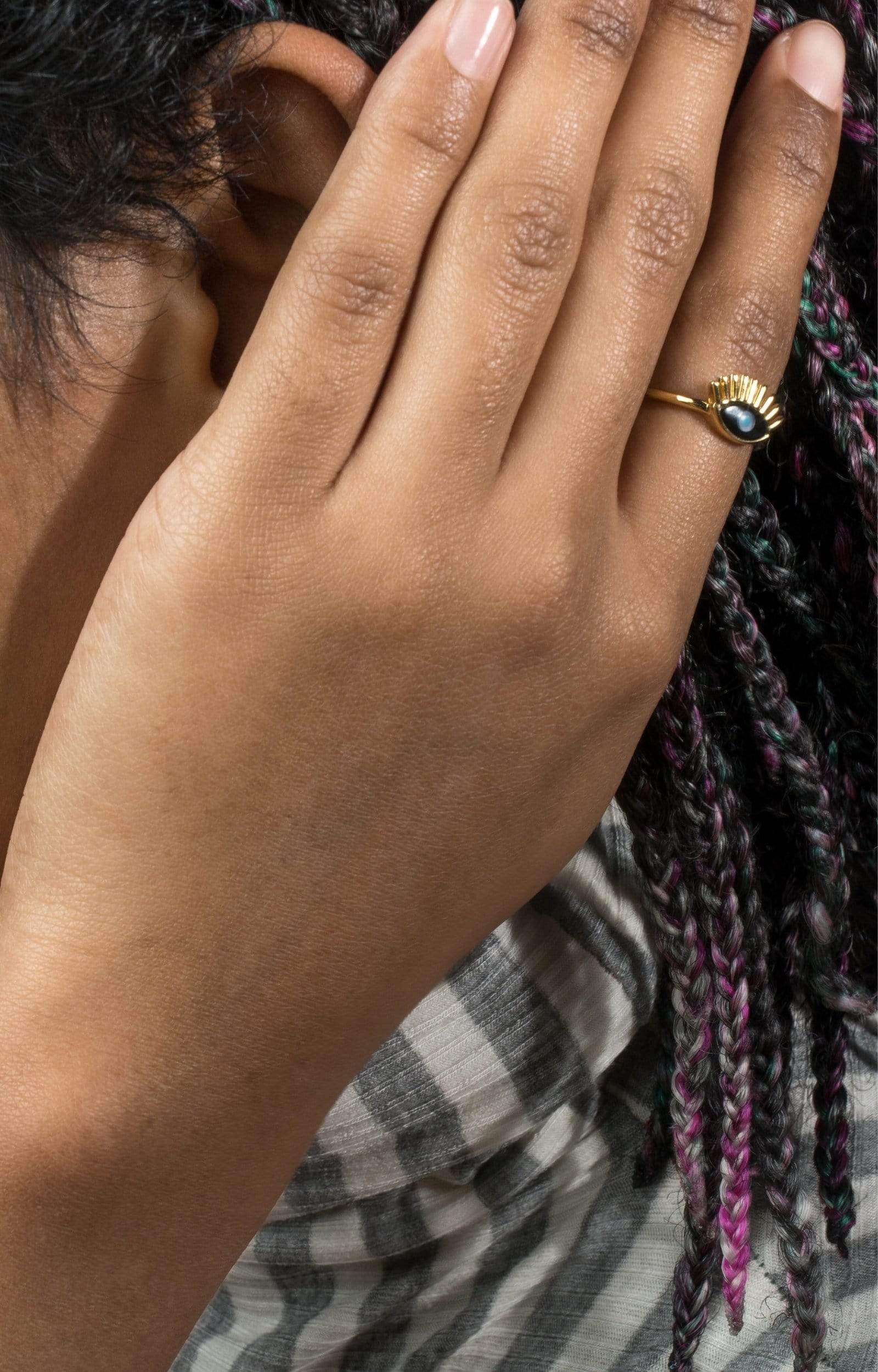 Fervor Montreal Rings Divine Eye- Lash Lucky Eye Ring