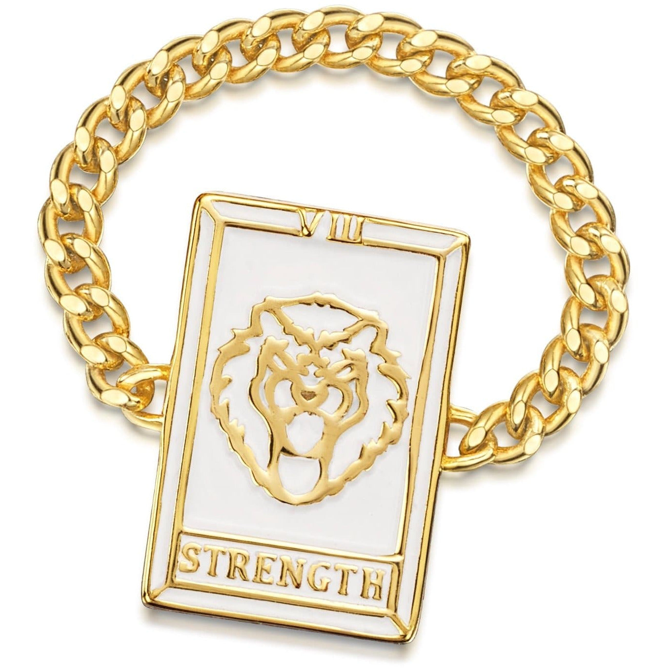 Fervor Montreal Rings Tarot Card- Strength Reversible Ring
