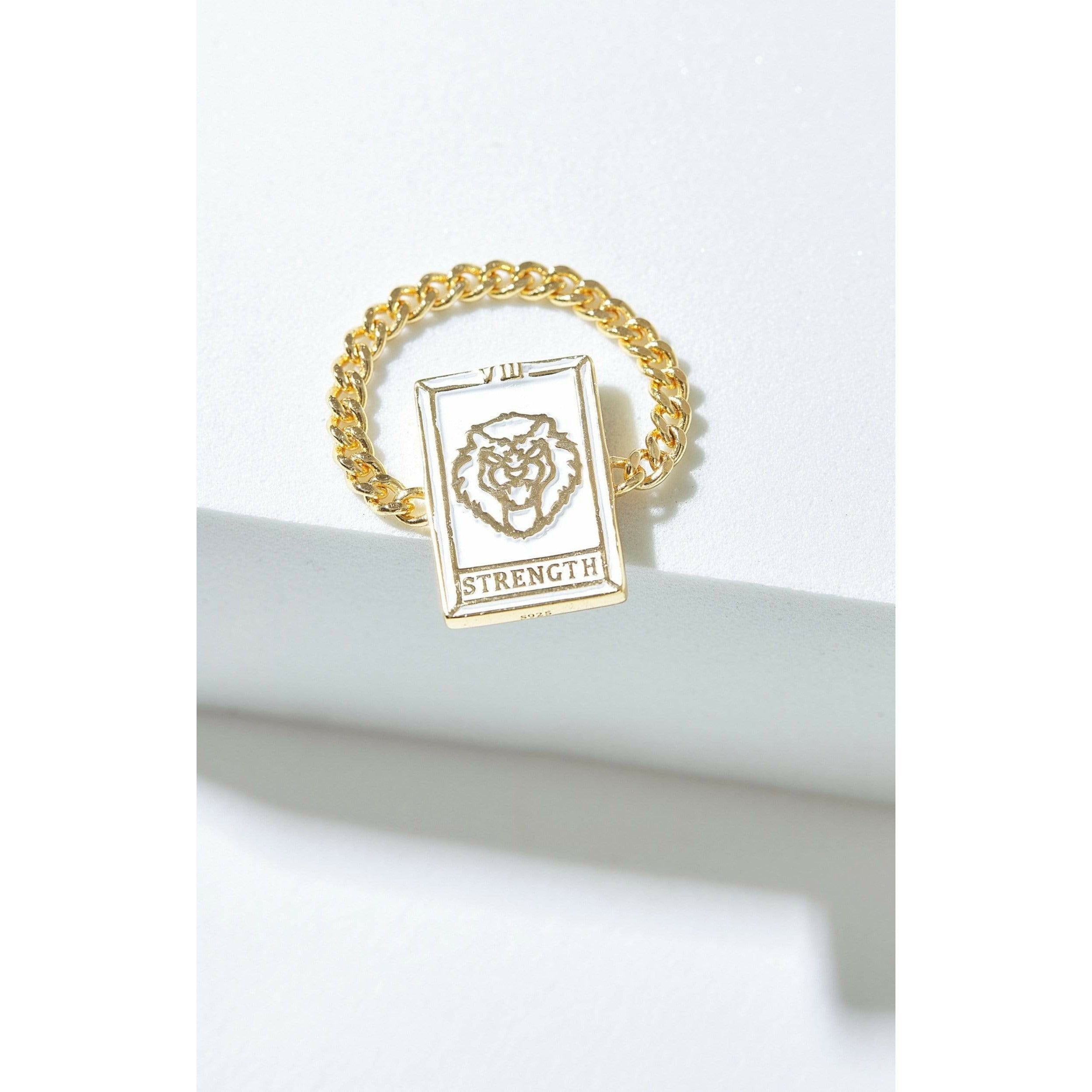 Fervor Montreal Rings Tarot Card- Strength Ring