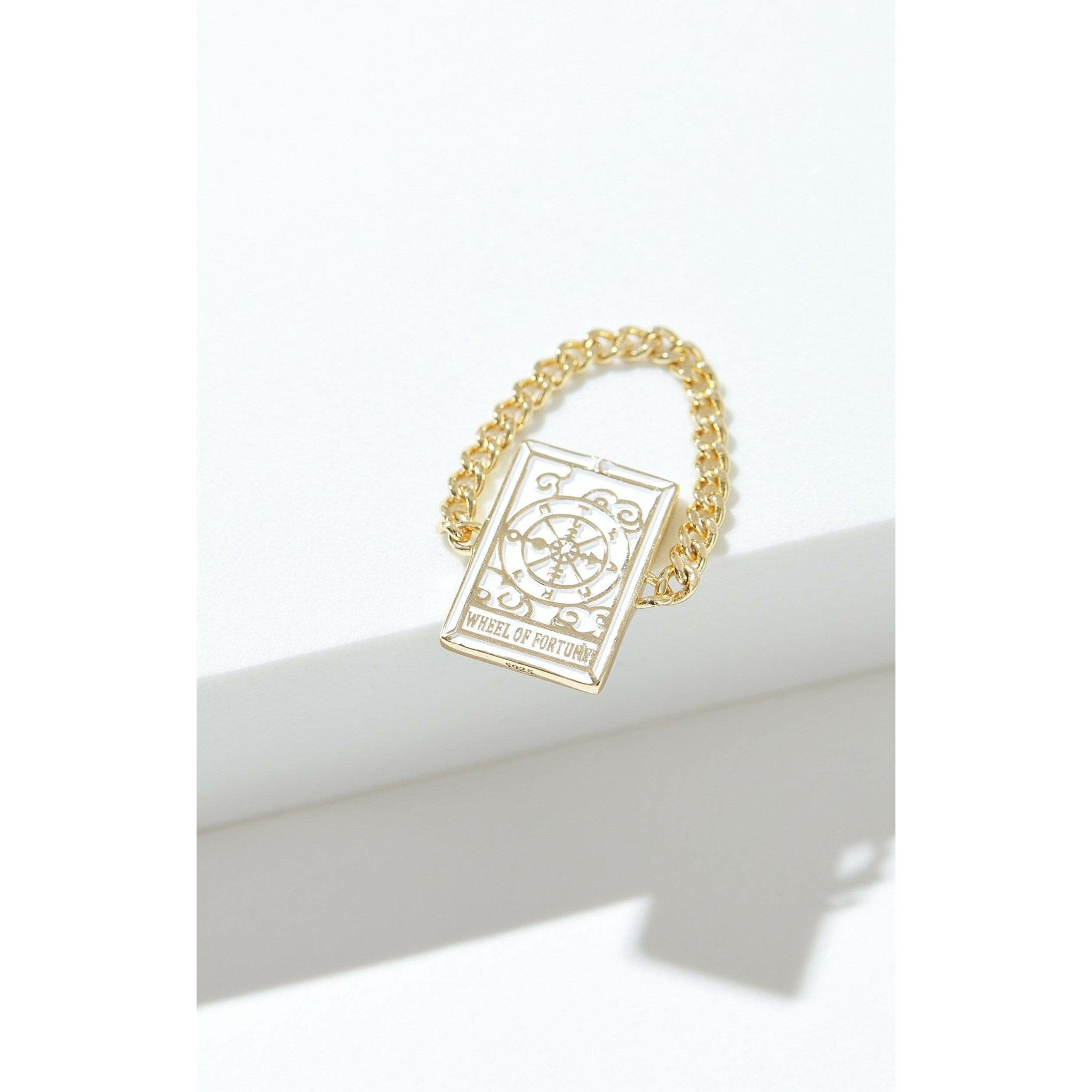 Fervor Montreal Rings Tarot Card- Wheel of Fortune Ring