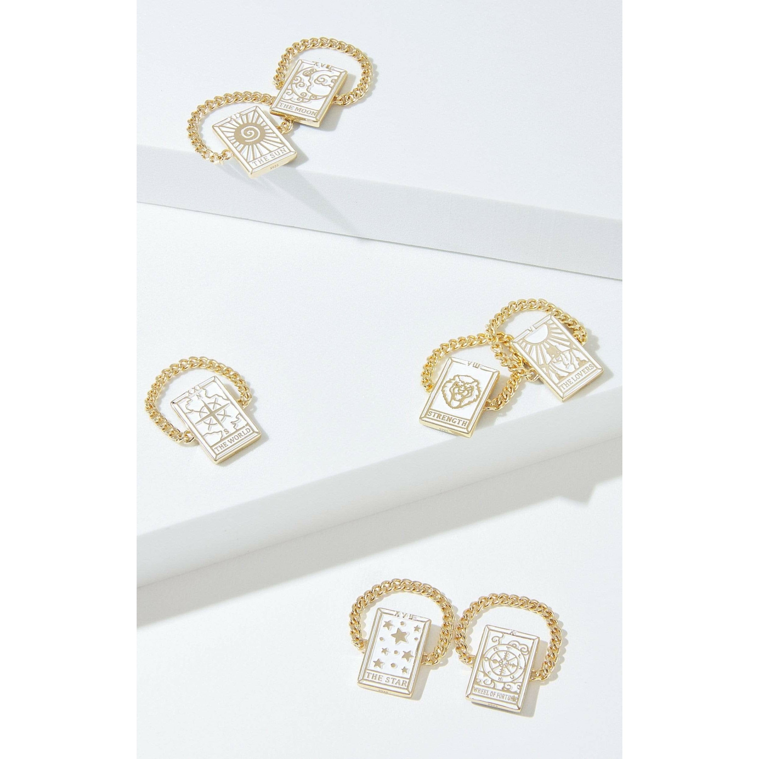 Fervor Montreal Rings Tarot Card- Wheel of Fortune Ring
